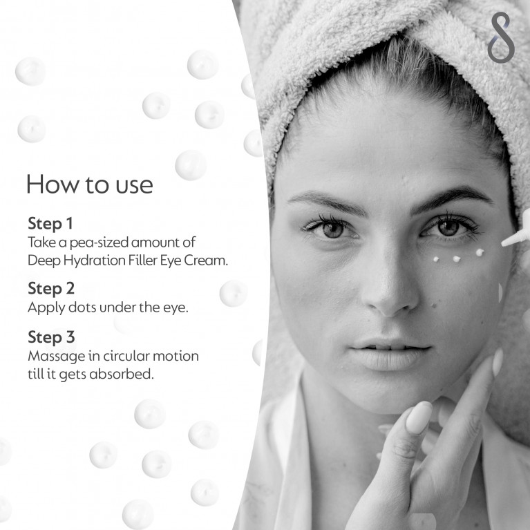 Крем-филлер для глубокого увлажнения кожи вокруг глаз